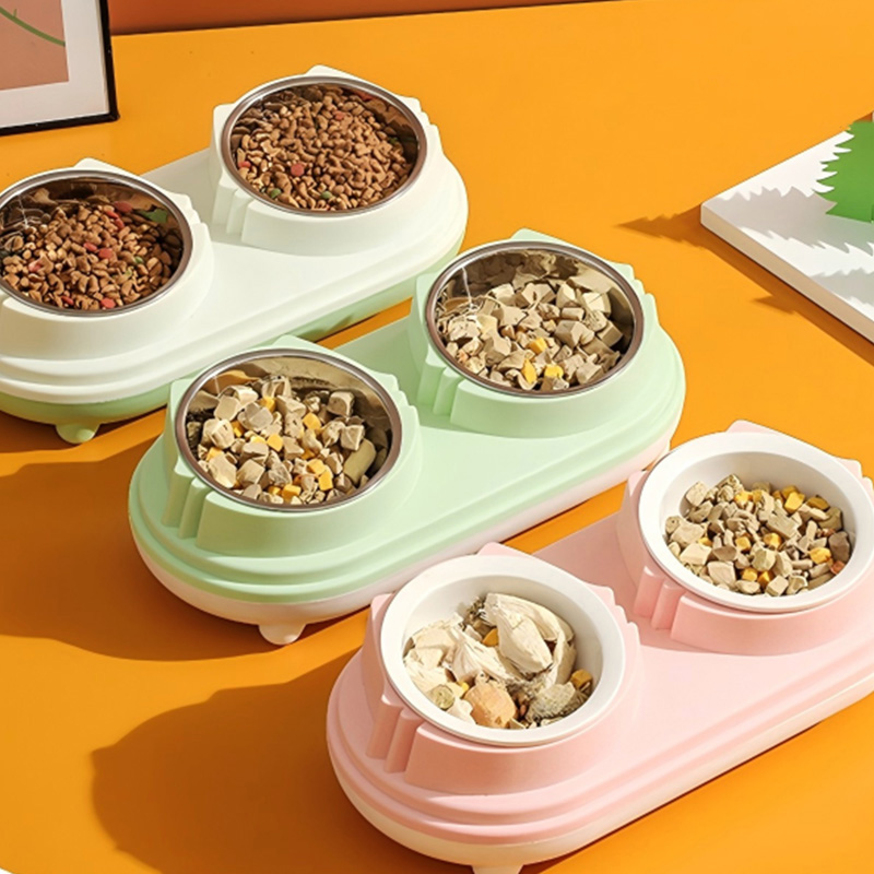 Environmentally Friendly PP Material Double Color Dual Feeding Bowl