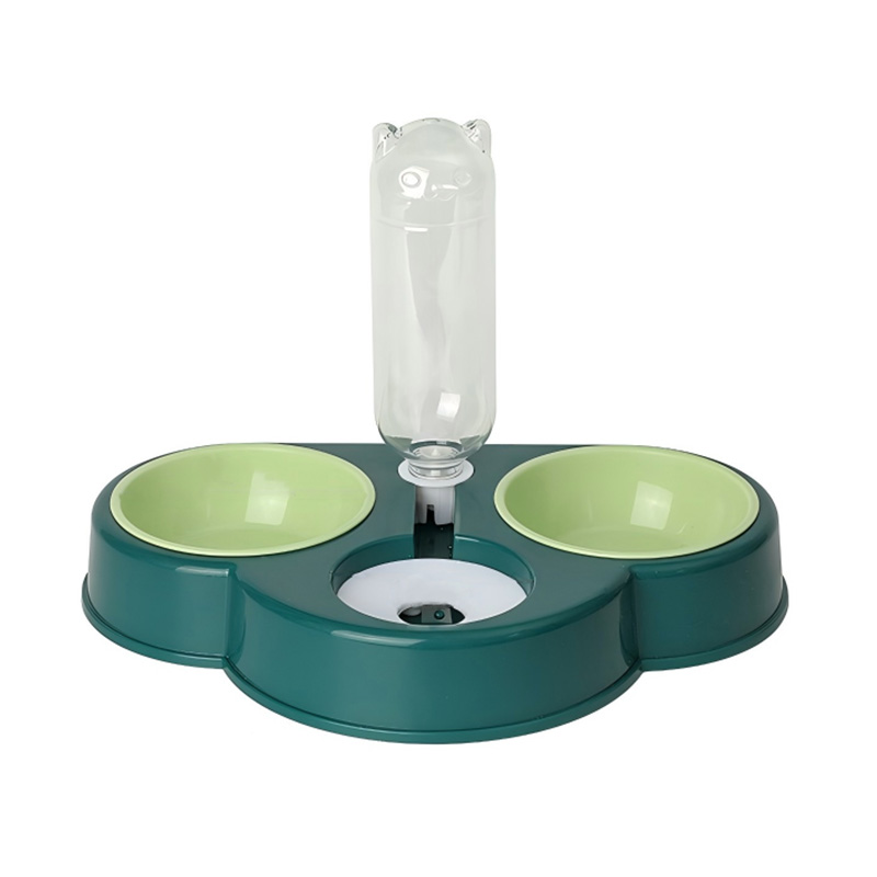 Cloud Style Detachable Pet Double Feeding Drinking Bowl