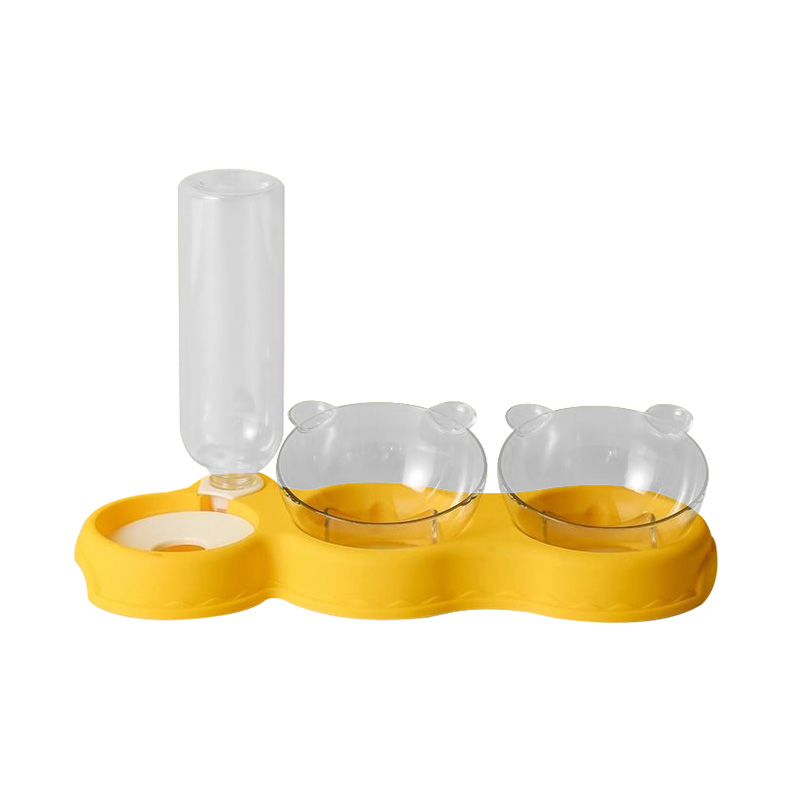 Upgraded Version Tilt Neck Guard Pet Automatic Refilling Bowl