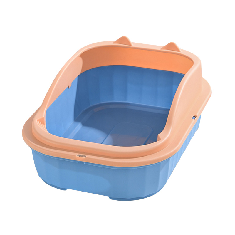 Little Panda Style High-Thickened And Thickened Open PP Cat Litter Basin