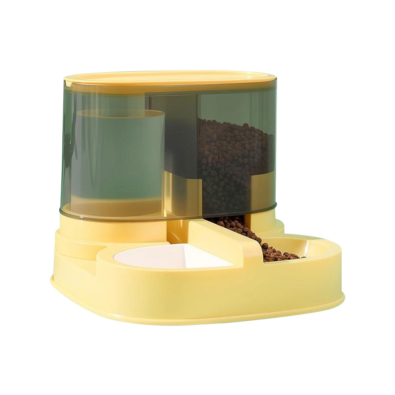 Widened Food Outlet Automatic Water And Food Dispenser Suitable For Going Out