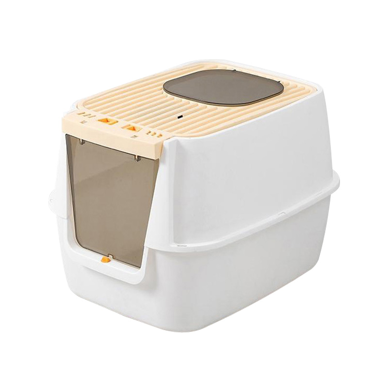 Large Size Double Opening Fully Enclosed Cat Litter Box